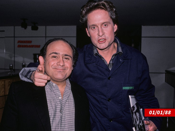michael douglas and danny devito getty