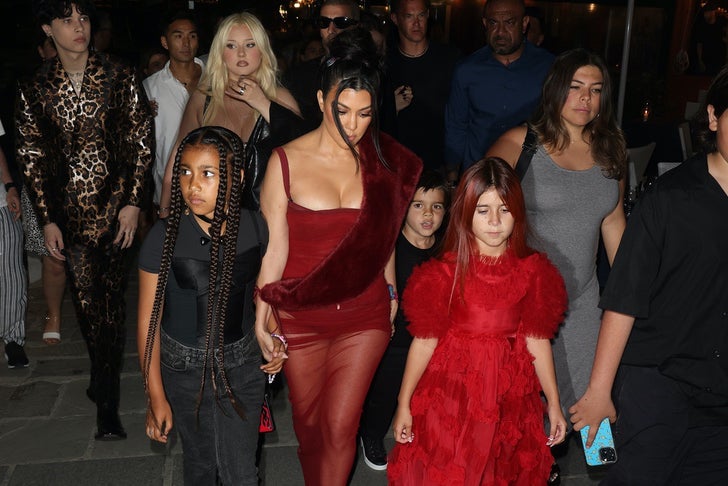 Kardashian Family in Italy for Kourtney's Wedding