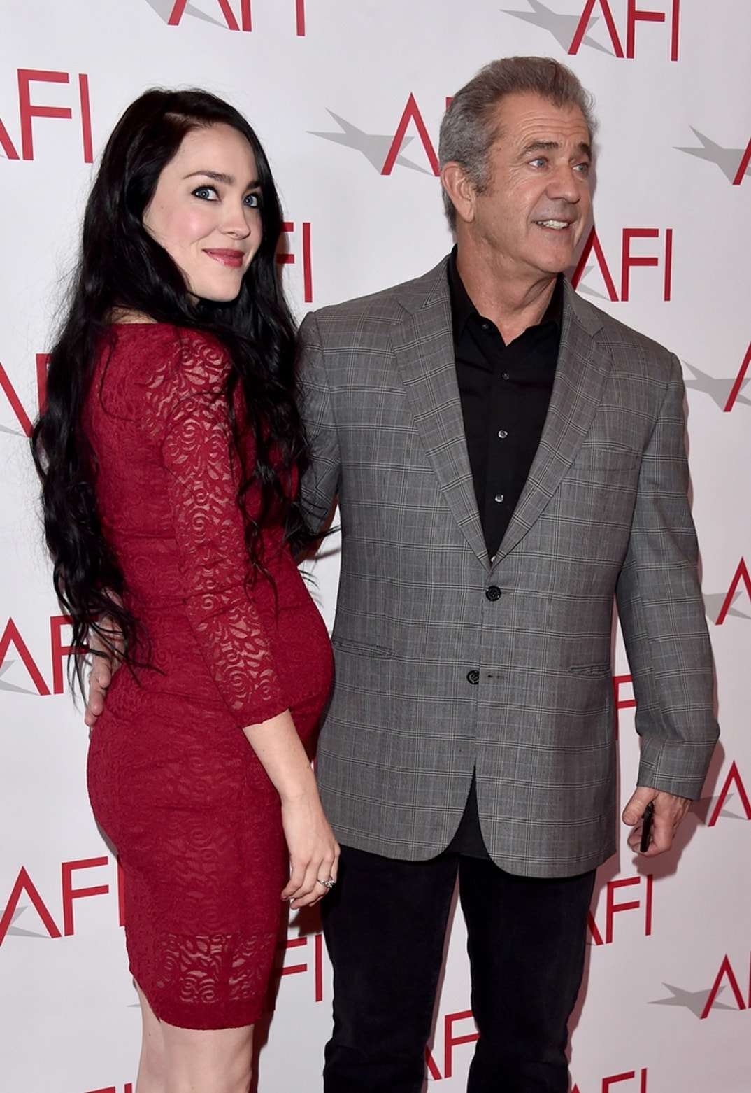 Mel Gibson and Rosalind Ross Happier Times 4