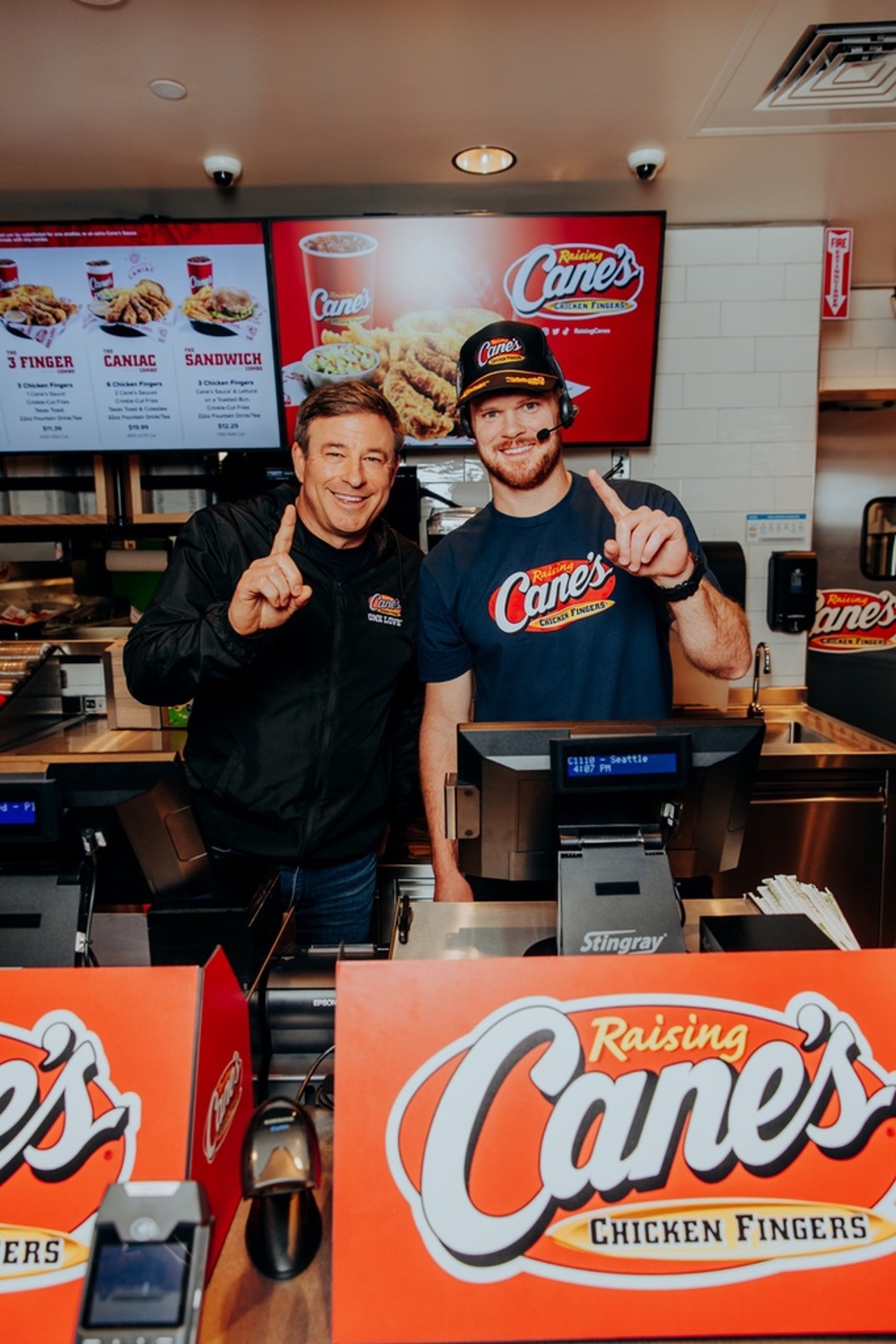 Sam Darnold At Raising Canes 12