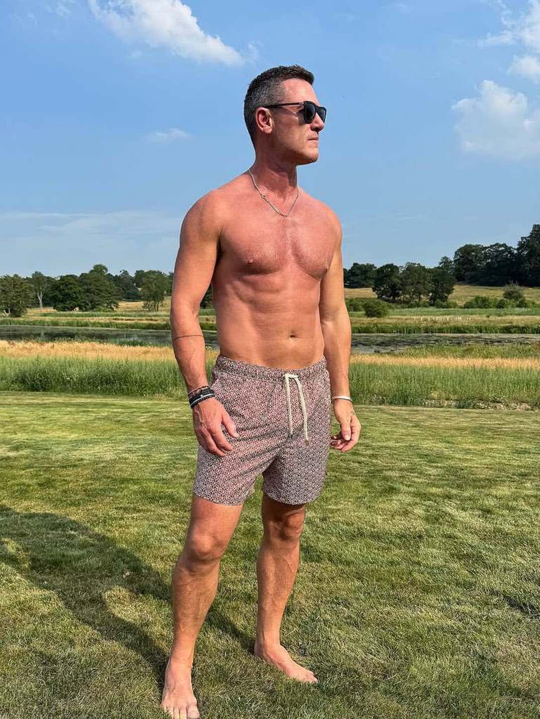 Luke Evans Shirtless Shots 4
