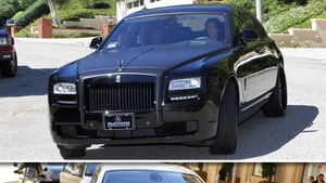 Kim Kardashian -- Back to Black ... Rolls-Royce