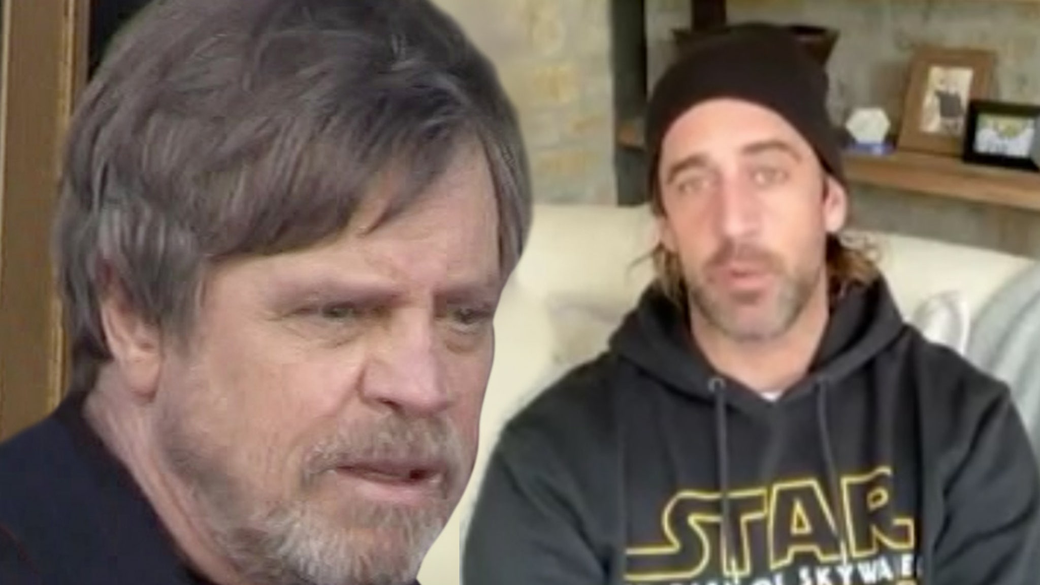 Aaron Rodgers è un burlone di Mark Hamill, persino Luke Skywalker è imbarazzato!