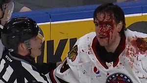 Minor League Hockey Player Left A Bloody Mess After Violent On-Ice Fight