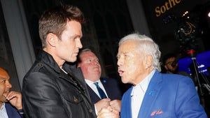 Tom Brady Shaking Robert Kraft's Hand