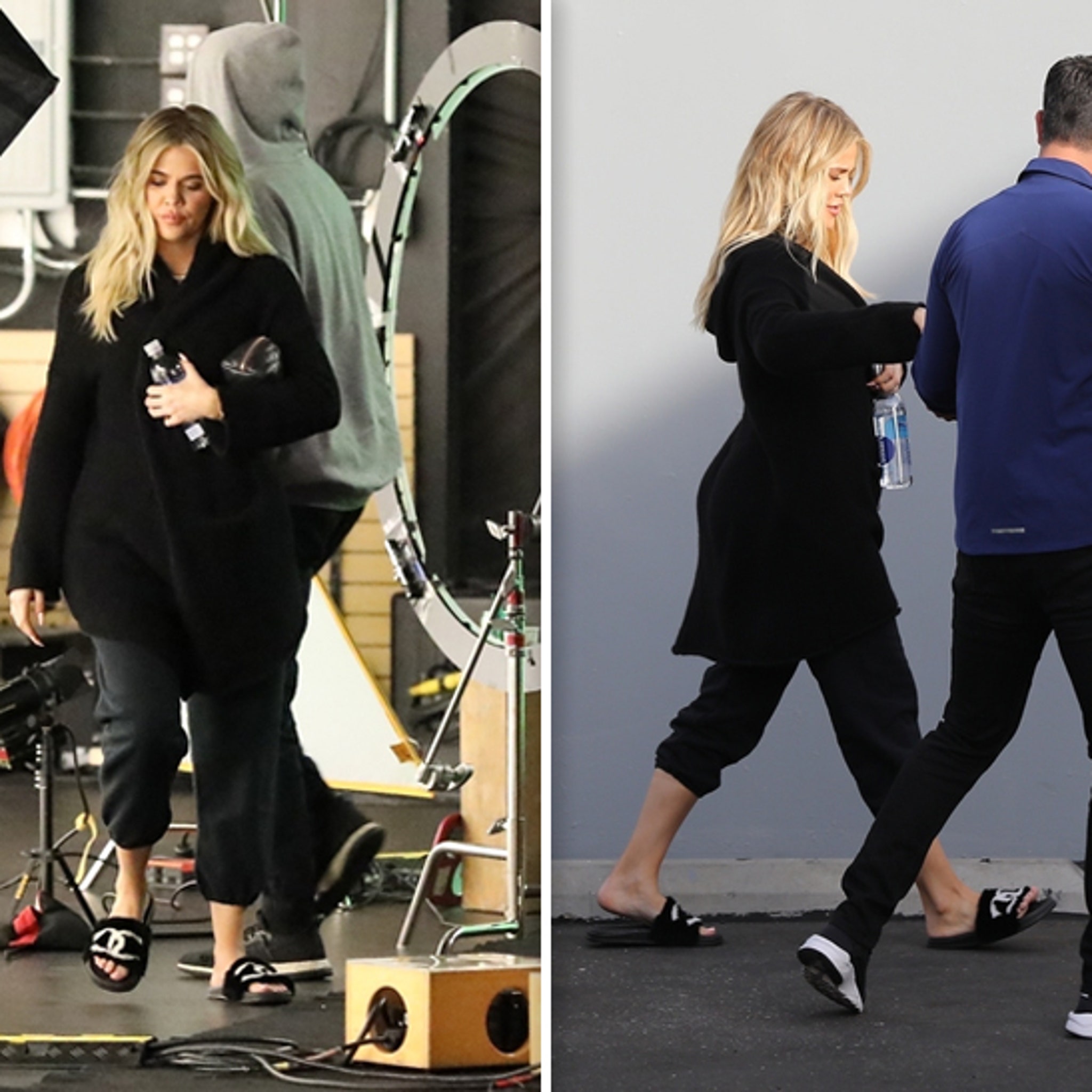 Gut FullOr FUPA? Khloe Kardashian Shows Off Her “Maybe Bump” In New  Flick With Kim - Bossip