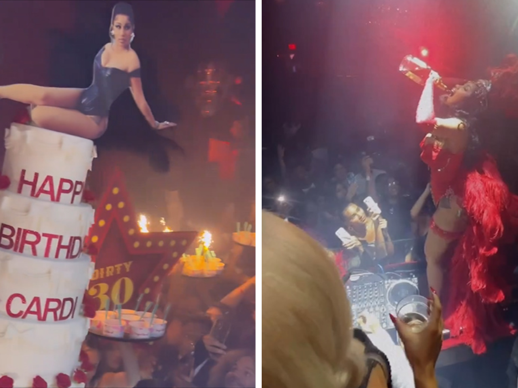 Cardi B Celebrates 30th Birthday With Offset Cabaret Theme Cardi B Celebrates 30th Birthday With Offset Cabaret Theme