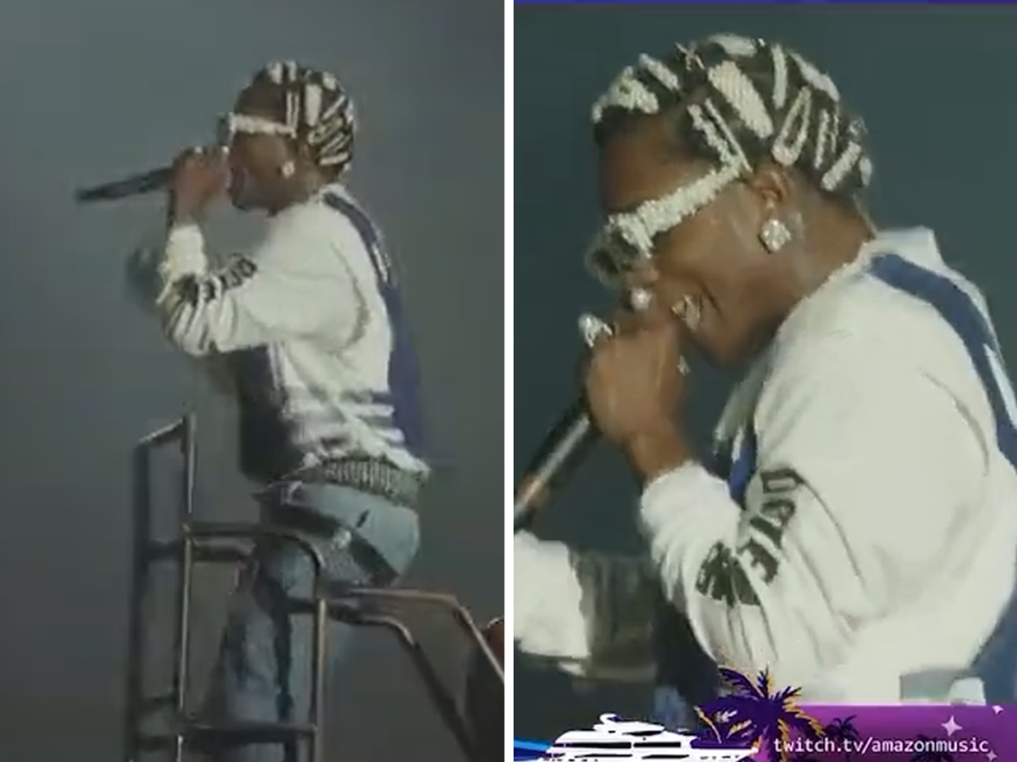 A$AP Rocky Appears to Diss Travis Scott at Rolling Loud: 'I Stole Your  B****