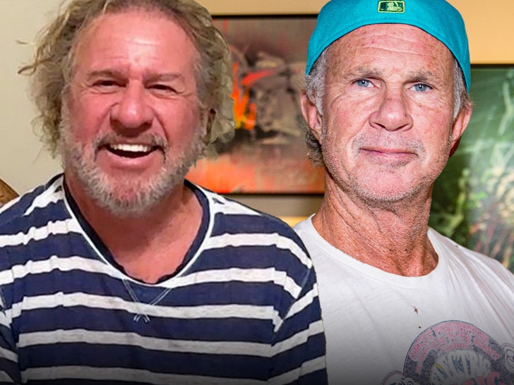 Sammy Hagar Surprised By Chad Smith At Hollywood Walk of Fame Ceremony