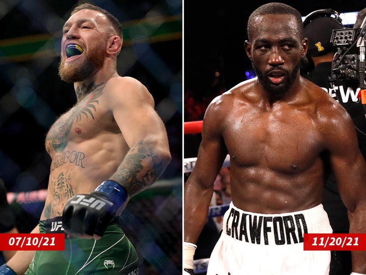 conor mcgregor terrence crawford side by side