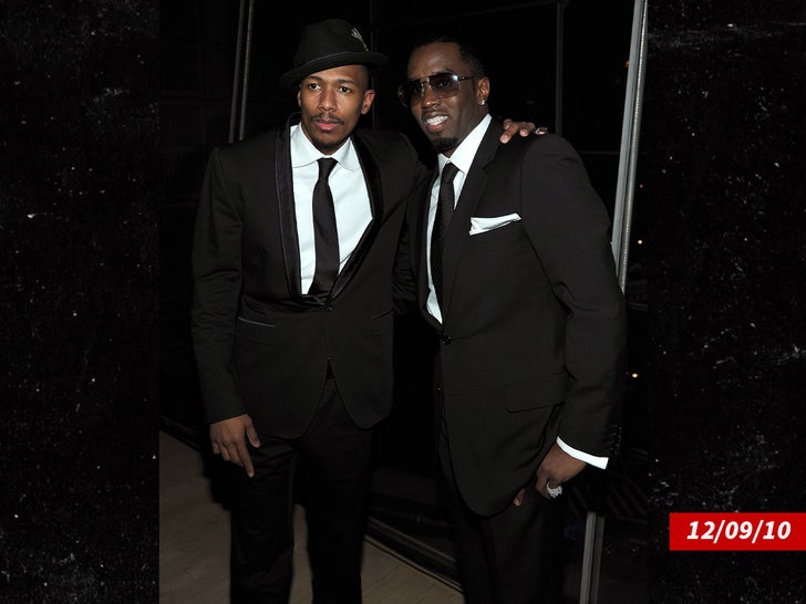 101224 Diddy Nick Cannon under Getty