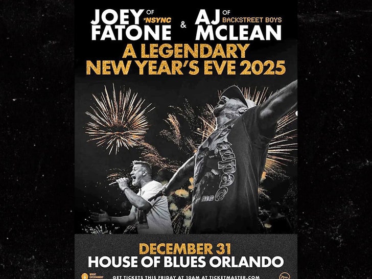 joey fatone aj mclean new years eve poster instagram