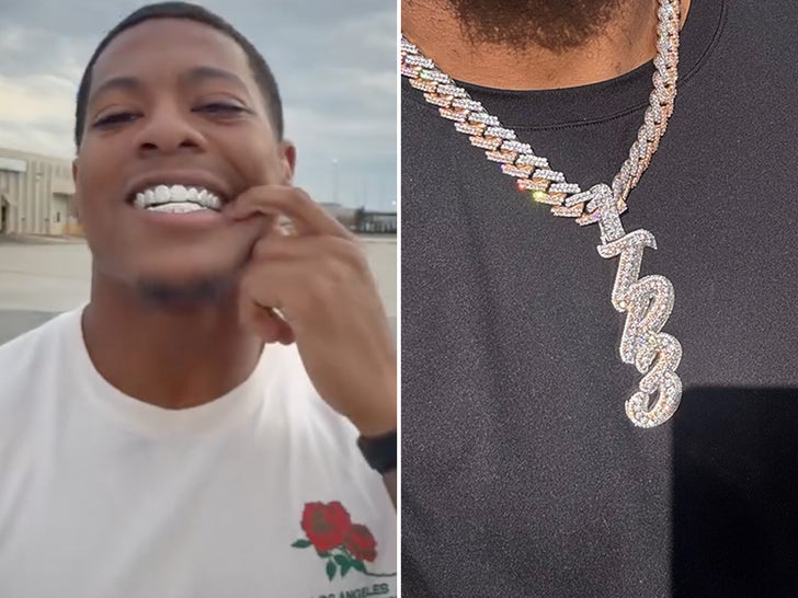 Tre Harris' New Diamond Chain and Chris Paul's Grillz