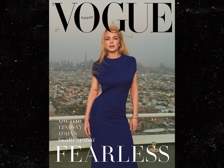 Lindsay Lohan Stuns On The Cover Of Vogue Arabia