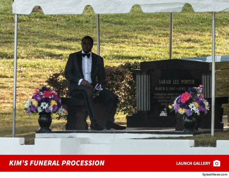 Kim Porter's Funeral Procession