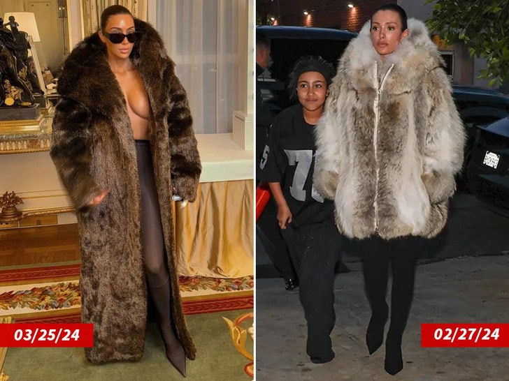 Kanye West's Wife Bianca Censori Channels Kim Kardashian Style in Latest  Look