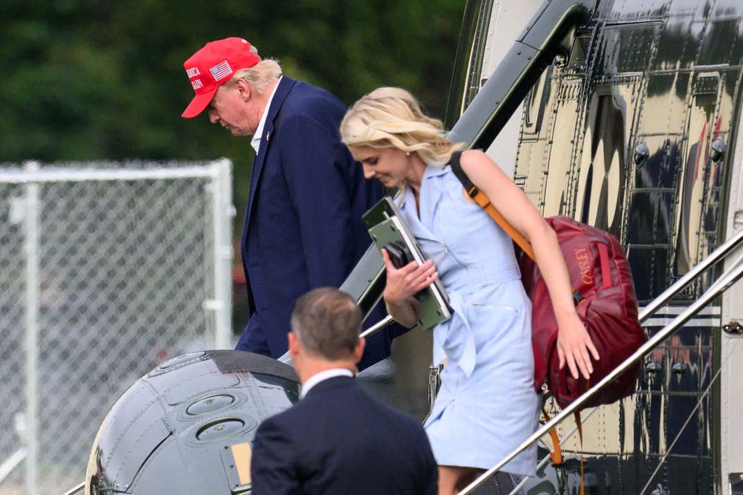 Natalie Harp and Donald Trump