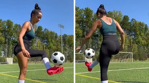 Brittany Renner Displays Soccer Skills, 'Juggling Balls Is My Favorite'