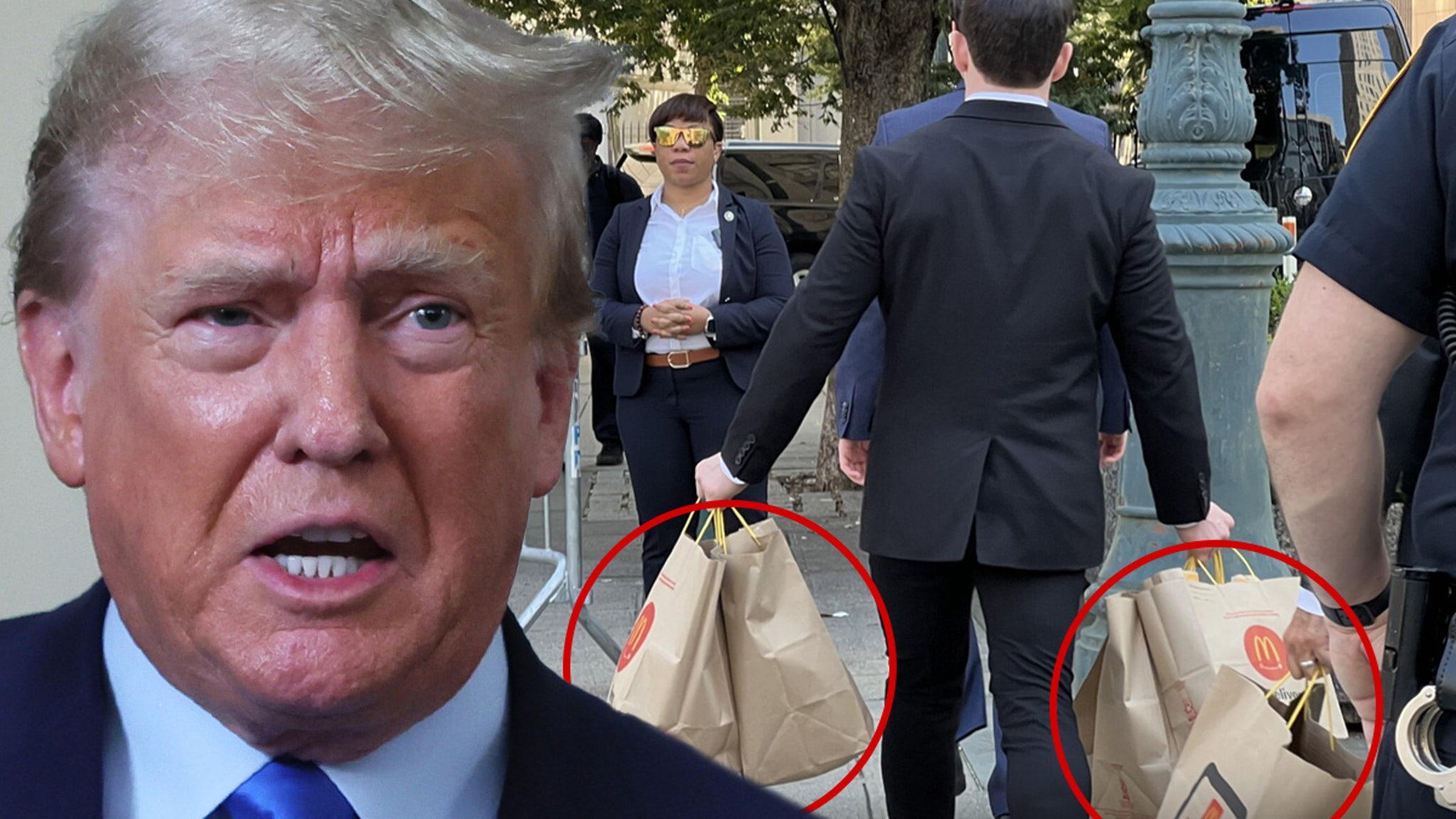 Donald Trump Gets McDonald s Delivered To Court During Civil Fraud Trial