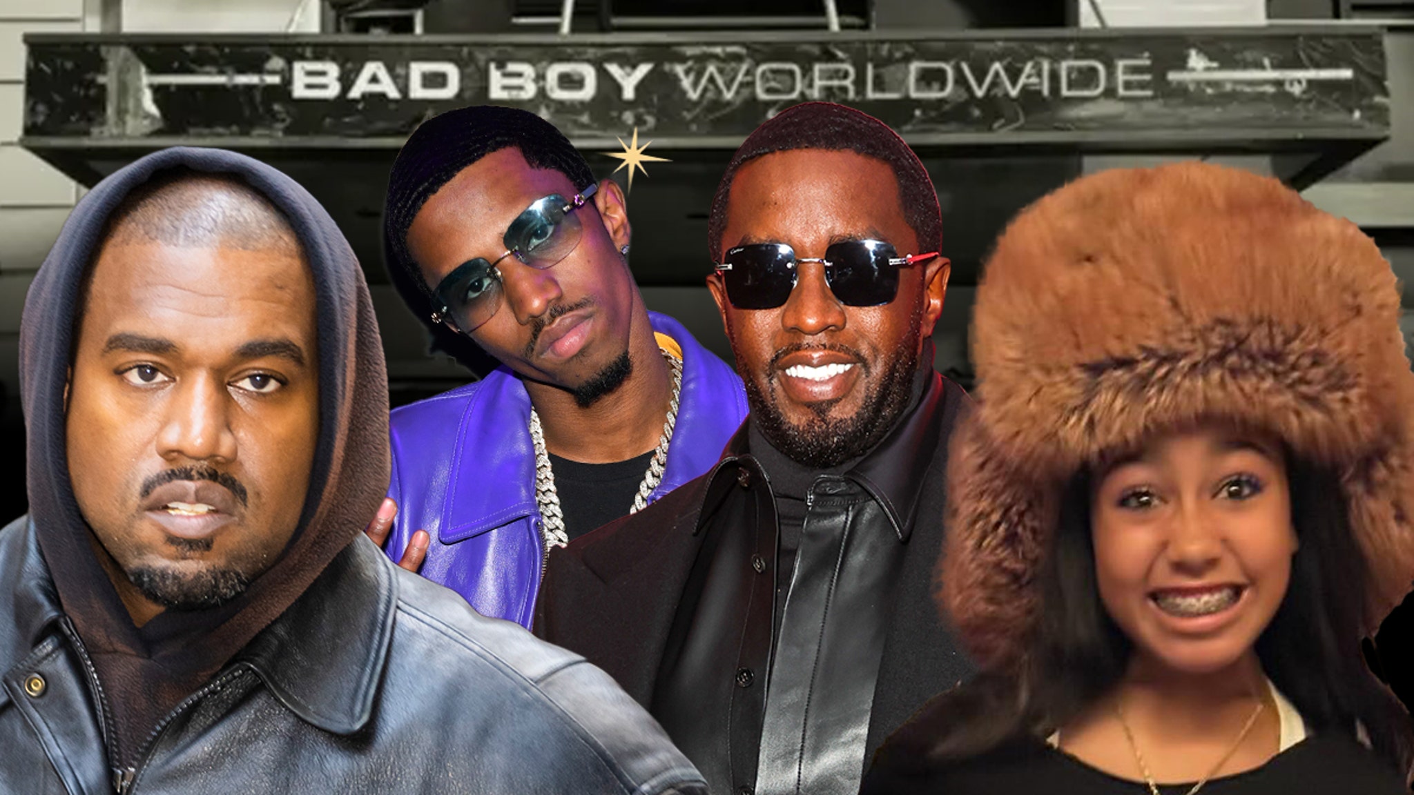 King Combs and Kanye West Team Up for Diddy-Supporting Album