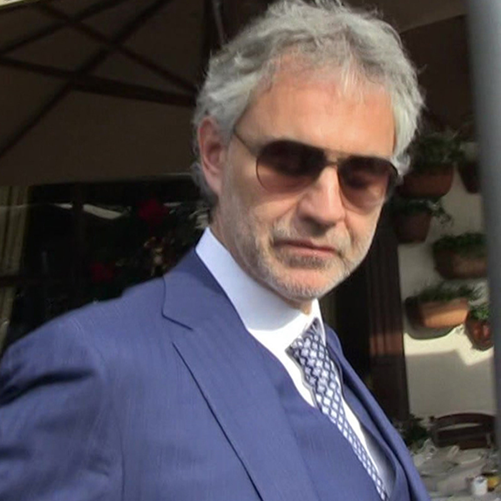 Blind opera singer Andrea Bocelli airlifted to hospital after falling off a  horse and hitting his head in Italy - NZ Herald