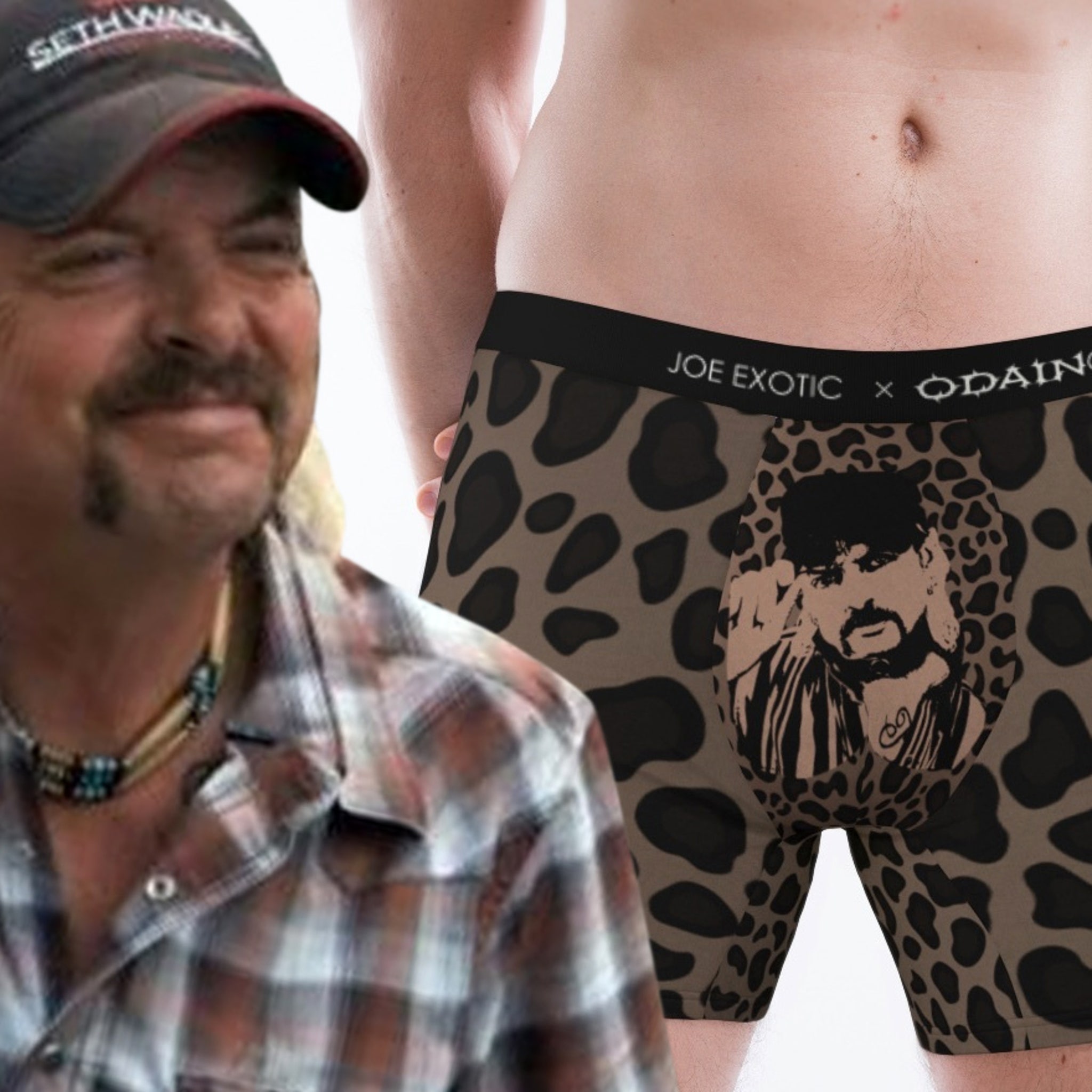 Joe Exotic's underwear range SELLS OUT in hours as bizarre leopard