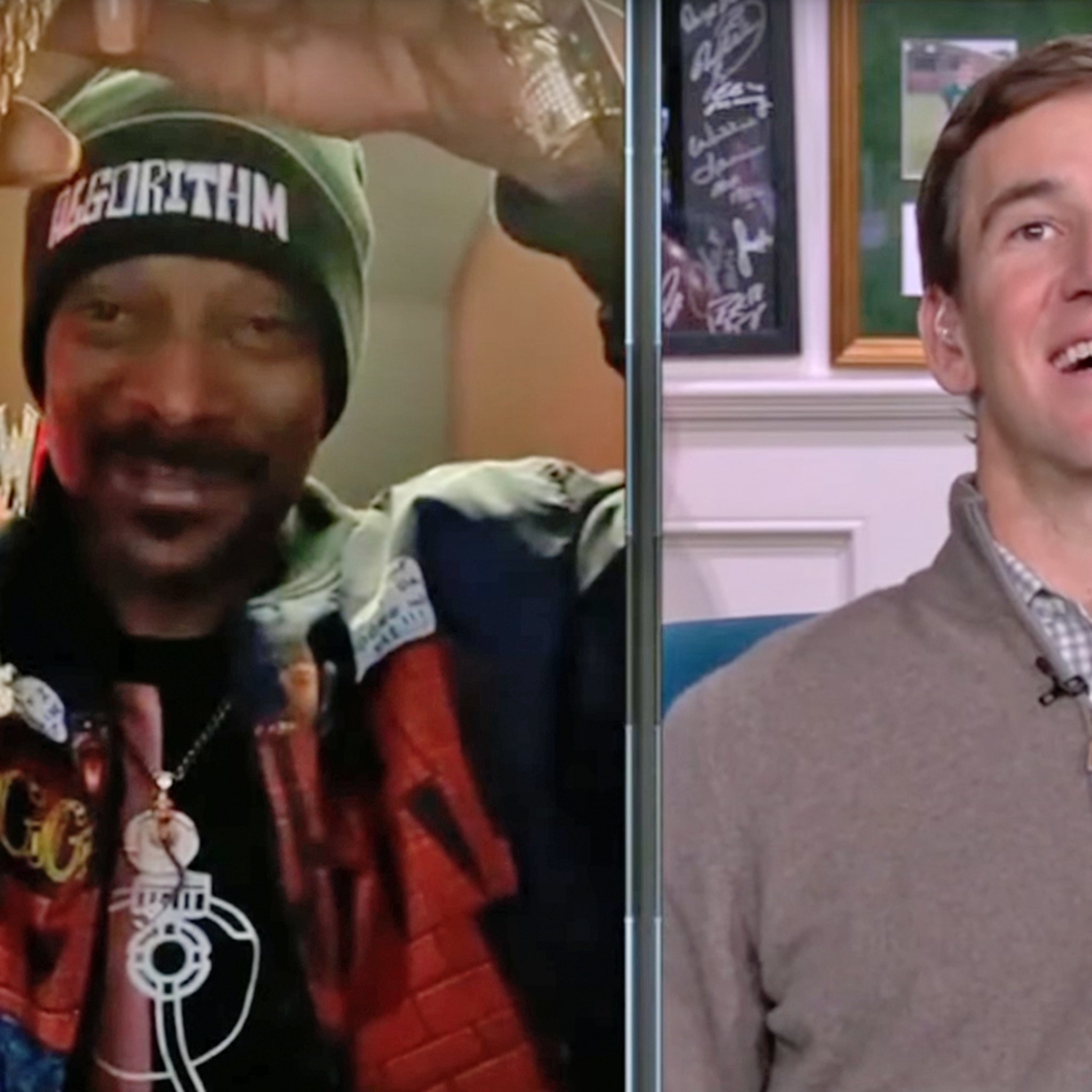 Snoop Dogg Gifts Eli Manning Death Row Chain For Birthday