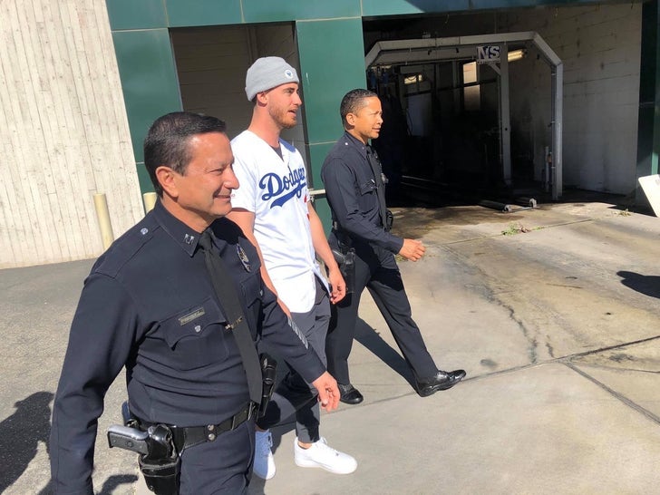Cody Bellinger visits LAPD