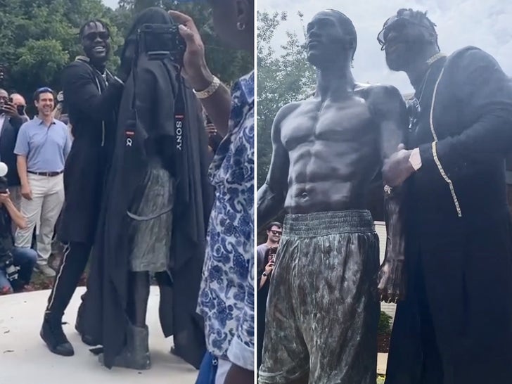 Deontay Wilder Statue Unveiling