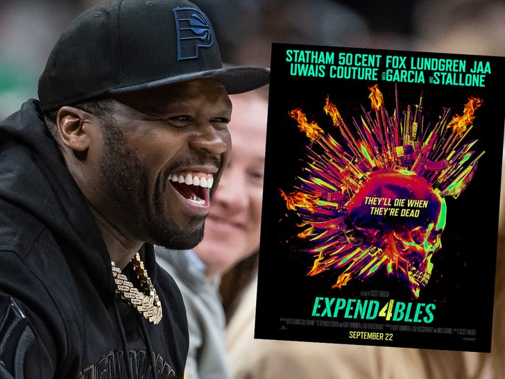 50 Cent expendables poster