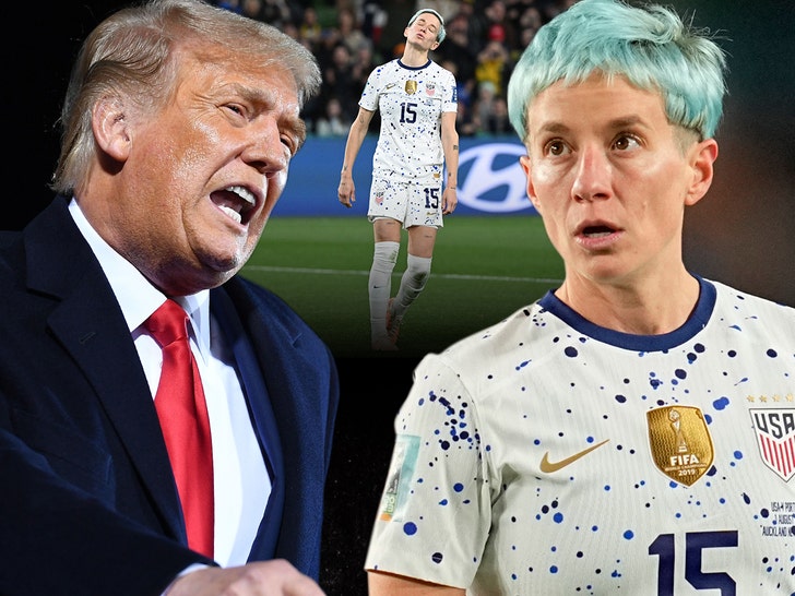 donald trump, megan rapinoe