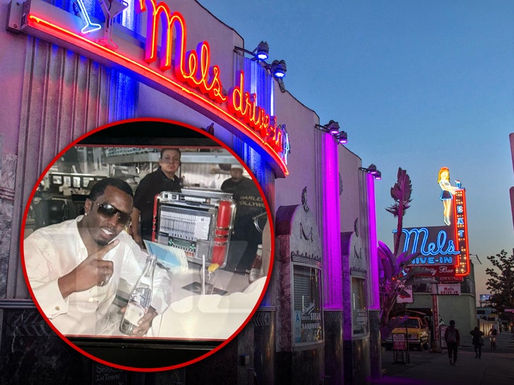 Diddy Photos Removed From Mel’s Drive-In Hollywood