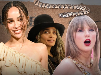 zoe kravitz and taylor swift snake getty 2