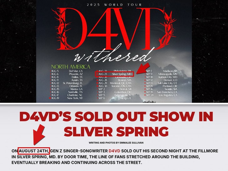 D4vd Concert Scene