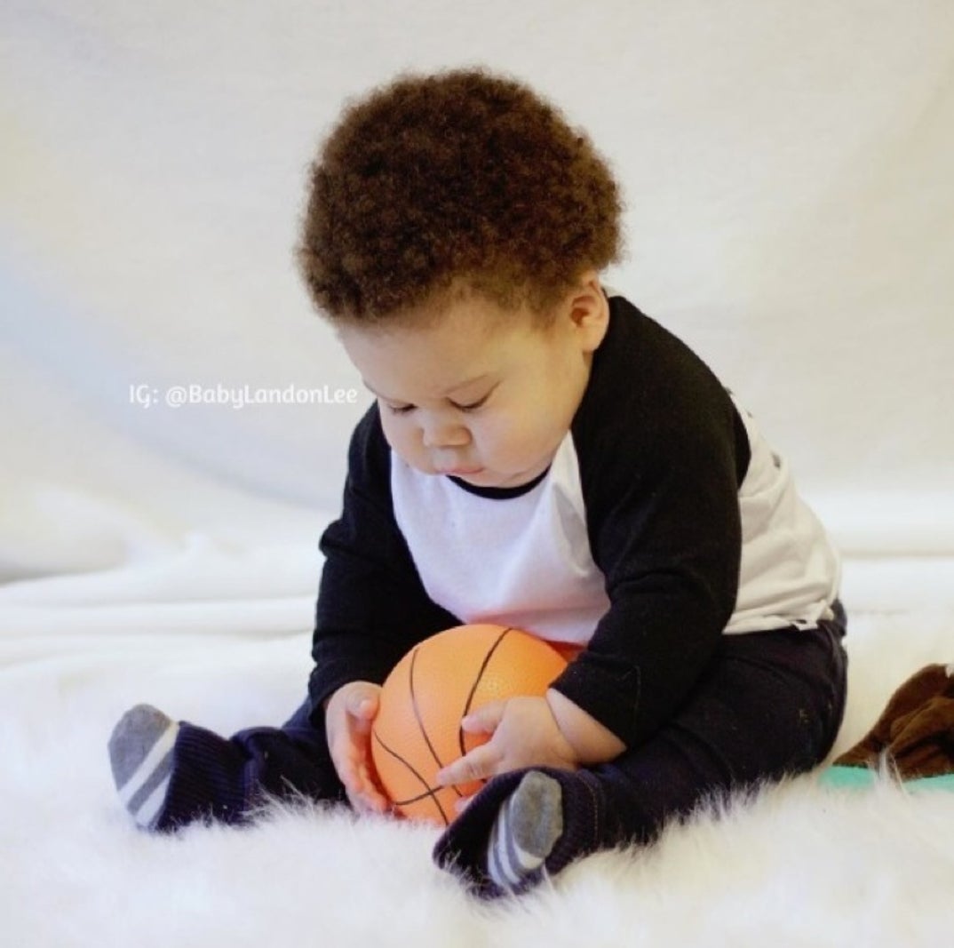 Meet Steph Curry's Adorable Baby Doppelganger Landon Lee