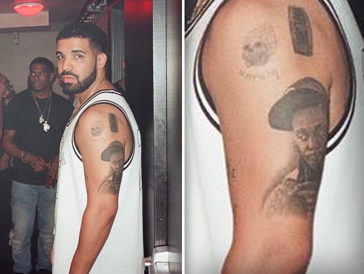 Drake Has a New Tattoo of Denzel Washington's Face