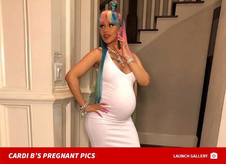 Cardi B's Pregnant Pics