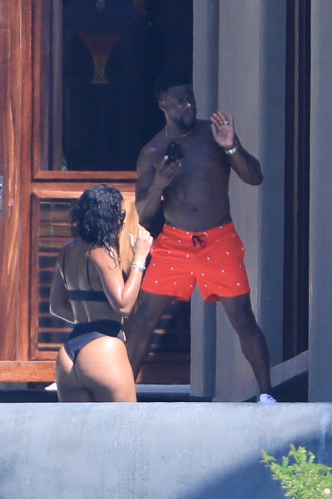 Kevin and Eniko Hart Show Off Hard Bods on Vacation in Mexico
