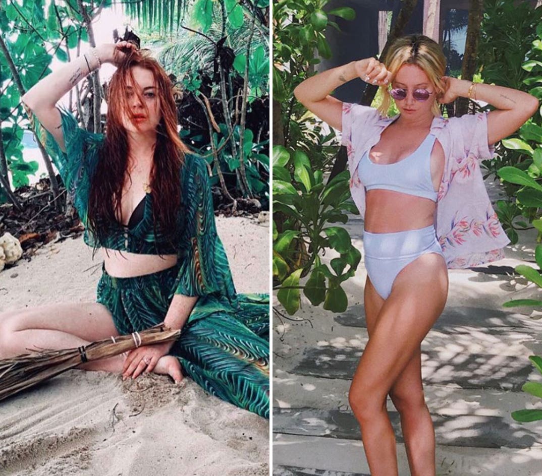 Lindsay Lohan (32) vs. Ashley Tisdale (33) -- Birthday Babes Edition