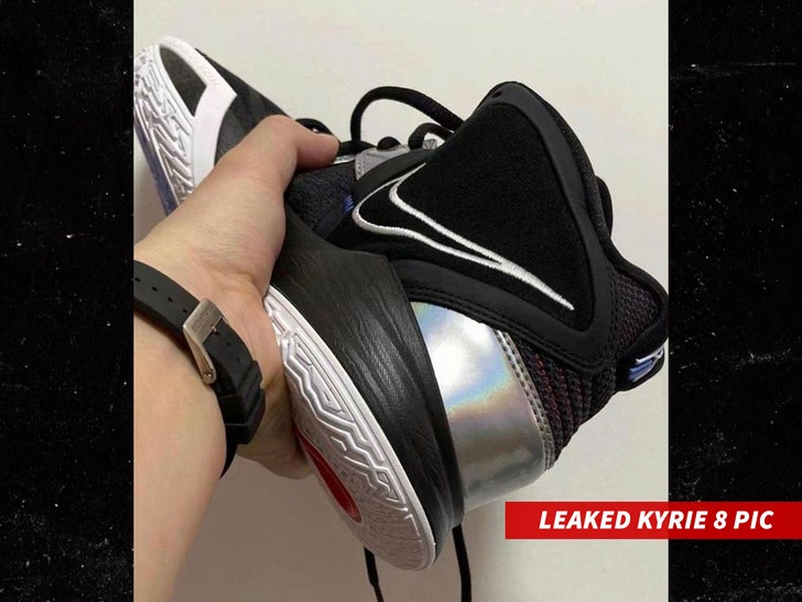 Kyrie Irving goes to extreme lengths to cover up Nike swoosh on his sneakers  at NBA All-Star Game
