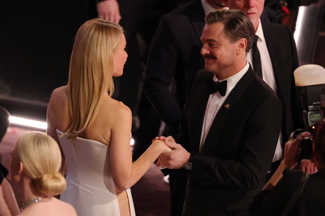 Gwyneth Paltrow and Leonardo DiCaprio