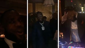 LeBron James Celebrates 35th Birthday with Lakers Players
