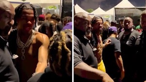 Lil Baby Plays Security, Fends Off Sneaky Backstage Groupies