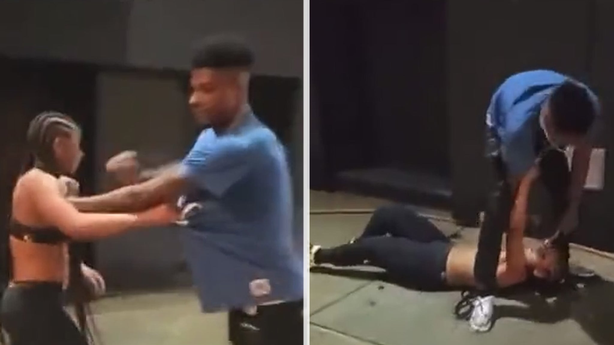 Blueface got into a knockdown, drag-out fight with gf Chrisean Rock on the ...