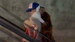 Rihanna Brings Son with Her for Overnight Photo Shoot