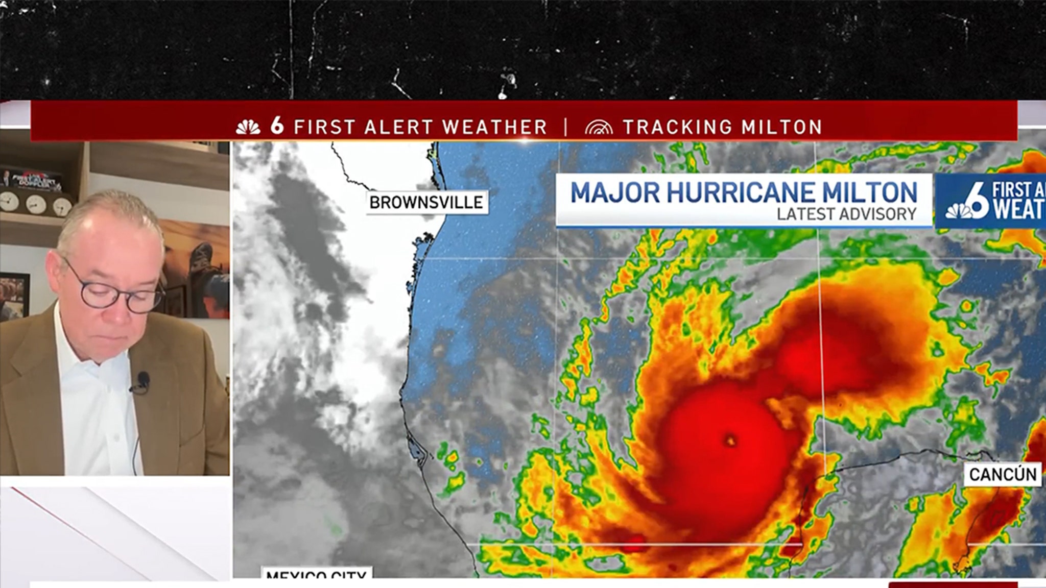 Meteorologist Breaks Down While Covering Devastation of Hurricane Milton: "It's Just Horrific" thumbnail