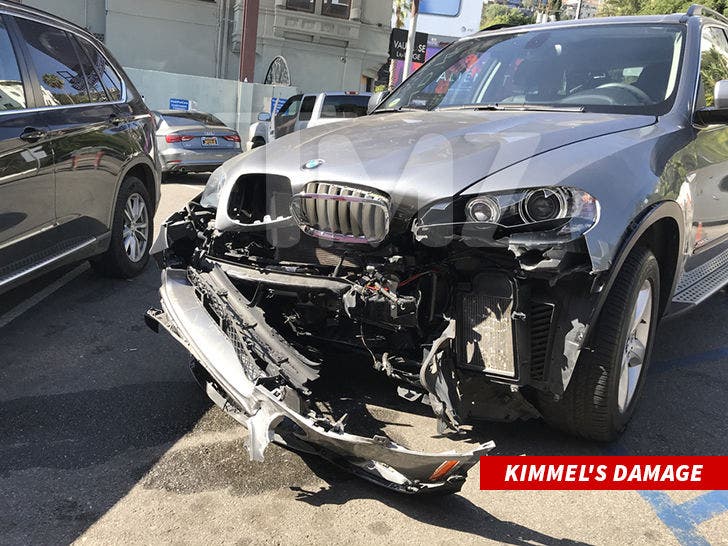 Jimmy Kimmel Gets in Sunset Strip Car Wreck, No Injuries