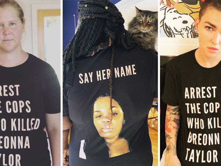 Celebrity Shirts Making A Statement -- #SayHerName