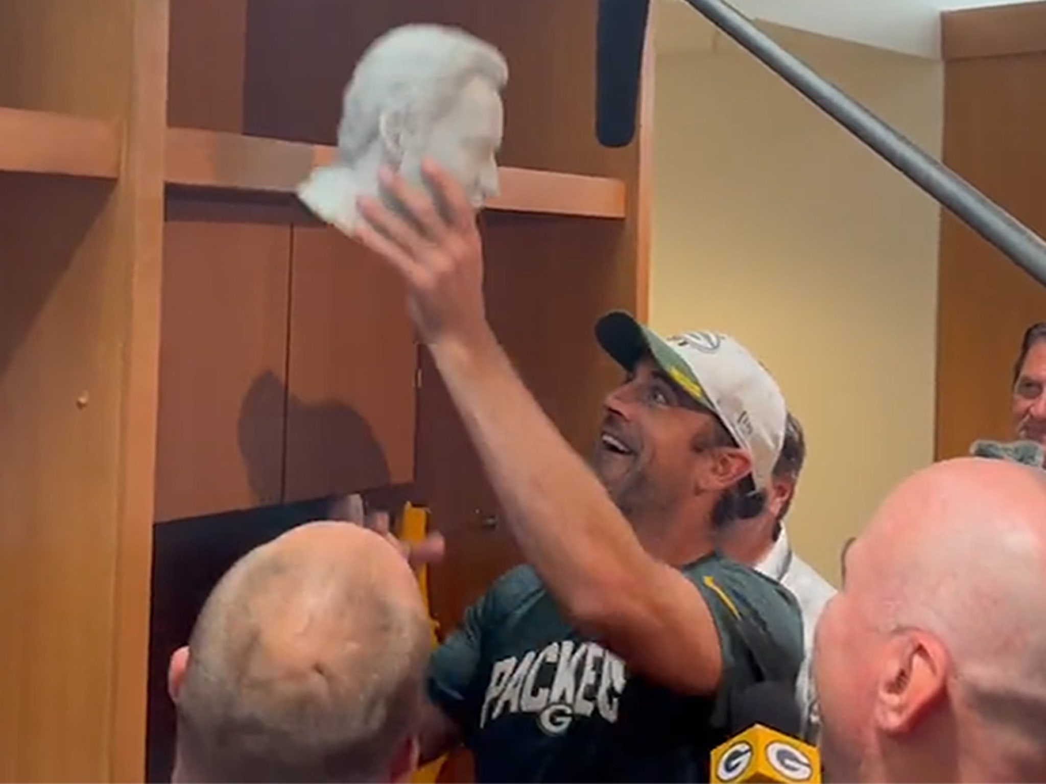 Green Bay Packers quarterback Aaron Rodgers explains why he dressed up as  actor Nicolas Cage for training camp