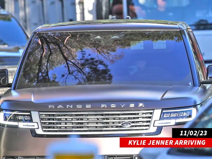 1103 kylie jenner arriving backgrid